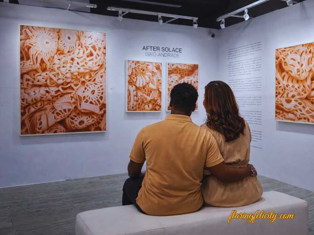 After Solace poem artwork inspired by Isko Andrade exploring stillness, grief, and emotional reflection