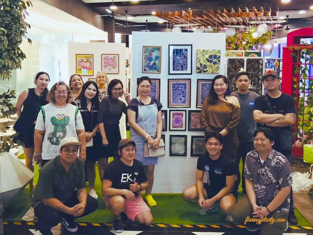 Group photo of artists at Canvas Collective Season 6 at Madison Galleries Alabang by Flying Circus Gallery Works